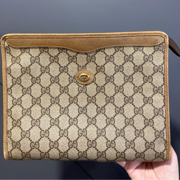 Gucci Beige and Brown Monogram Bag - Picture 15 of 15